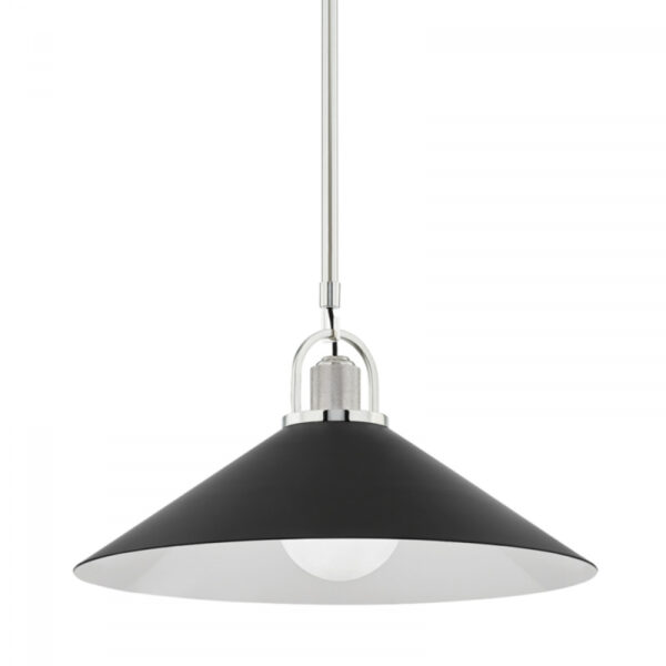 1 LIGHT LARGE PENDANT 2620 PN BK