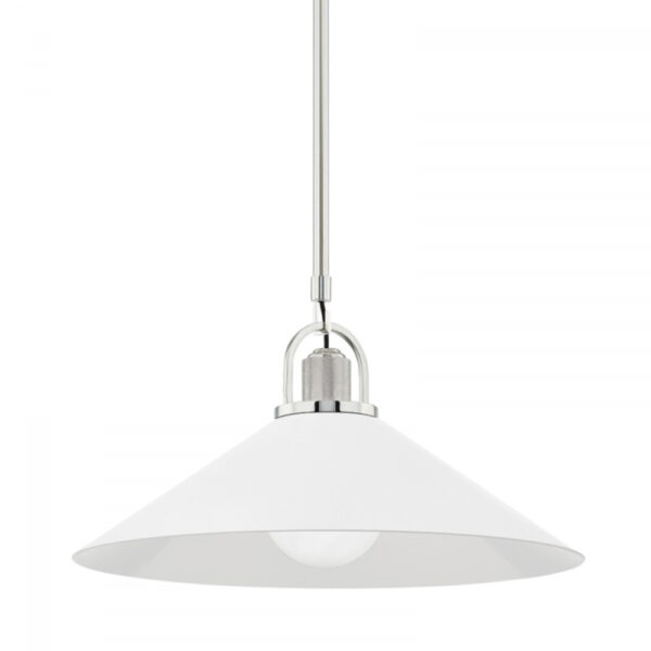 1 LIGHT LARGE PENDANT 2620 PN WH