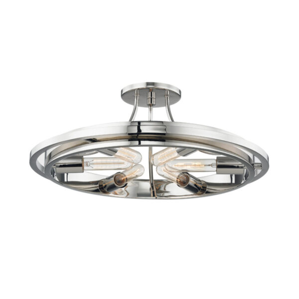 6 LIGHT FLUSH MOUNT 2721 PN