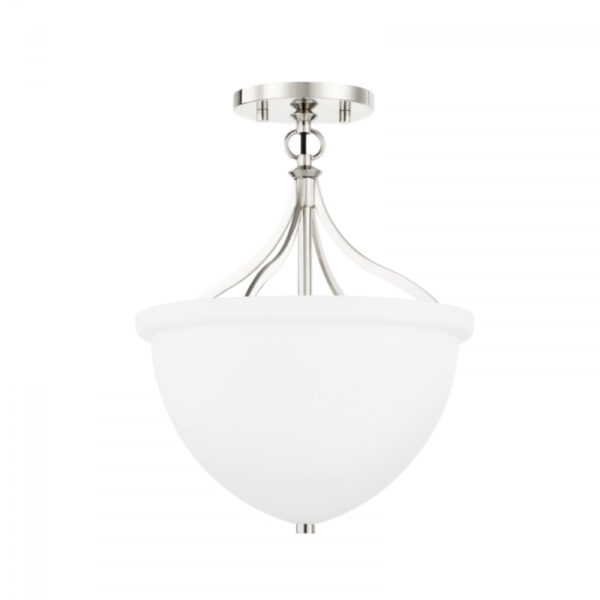 1 LIGHT SEMI FLUSH 2811 PN