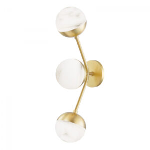 3 LIGHT WALL SCONCE 2833 AGB