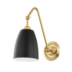 1 LIGHT WALL SCONCE 3021 AGB BK