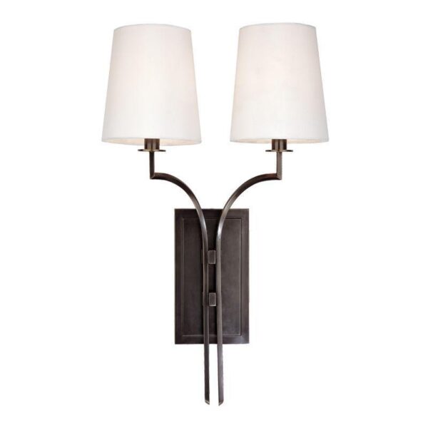 2 LIGHT WALL SCONCE 3112 OB