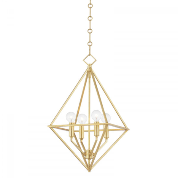 4 LIGHT SMALL PENDANT 3117 GL