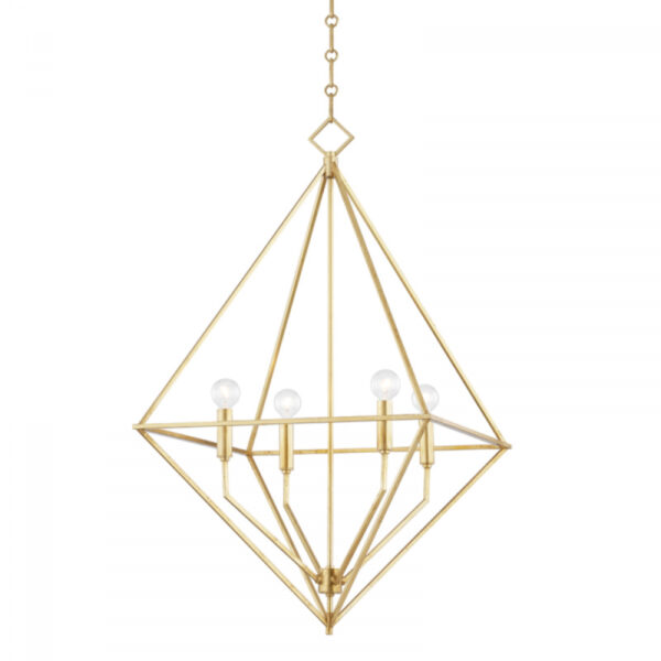 4 LIGHT MEDIUM PENDANT 3129 GL