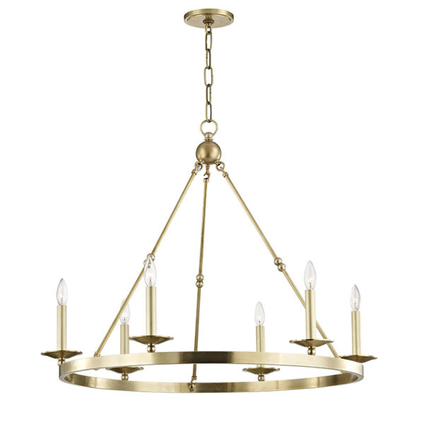 6 LIGHT CHANDELIER 3206 AGB