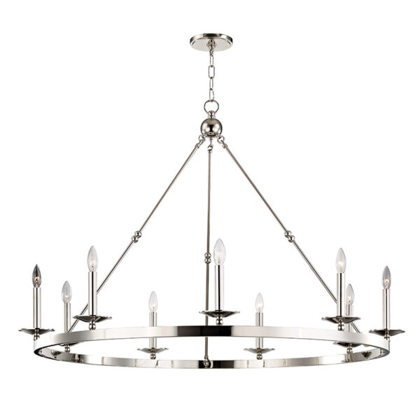 9 LIGHT CHANDELIER 3209 PN