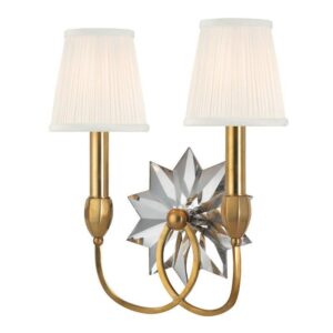 2 LIGHT WALL SCONCE 3212 AGB