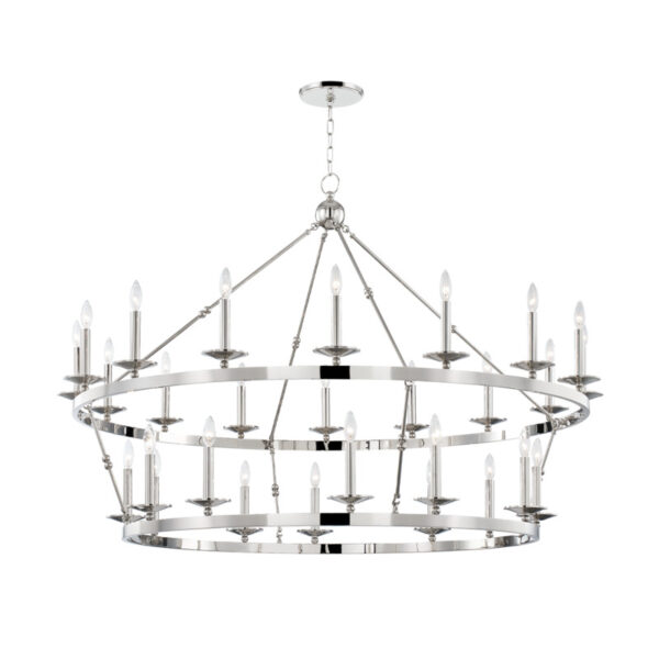 28 LIGHT CHANDELIER 3228 PN