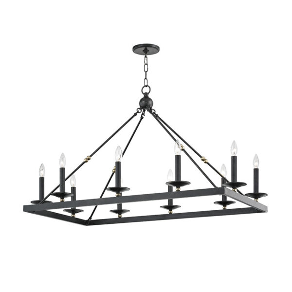 10 LIGHT CHANDELIER 3244 AOB