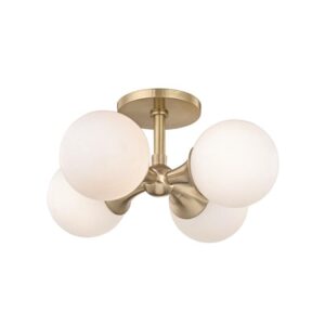 4 LIGHT WALL SCONCE 3304 AGB