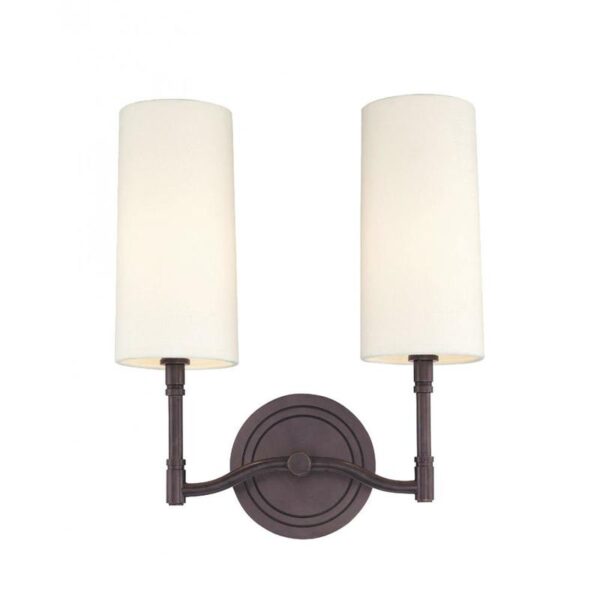 2 LIGHT WALL SCONCE 362 AGB