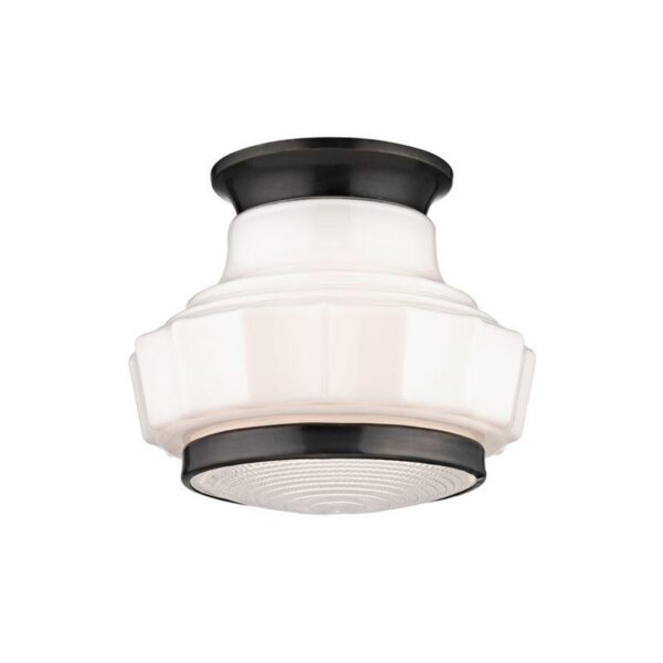 1 LIGHT SEMI FLUSH 3809F OB