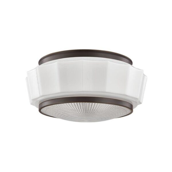 2 LIGHT FLUSH MOUNT 3814F OB