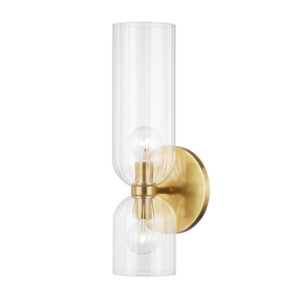 2 LIGHT WALL SCONCE 4122 AGB
