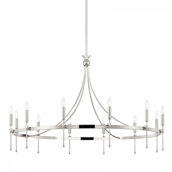 12 LIGHT CHANDELIER 4351 PN