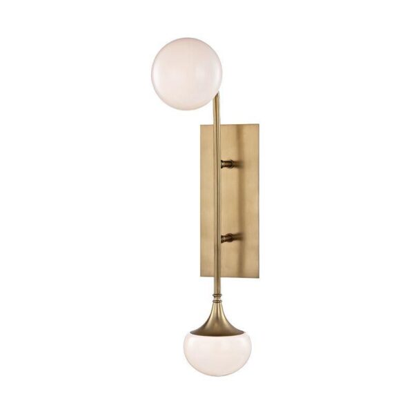 2 LIGHT WALL SCONCE 4700 AGB