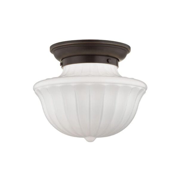 1 LIGHT MEDIUM FLUSH MOUNT 5012F OB