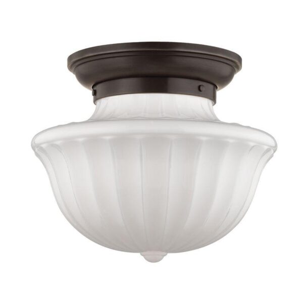 2 LIGHT LARGE FLUSH MOUNT 5015F OB