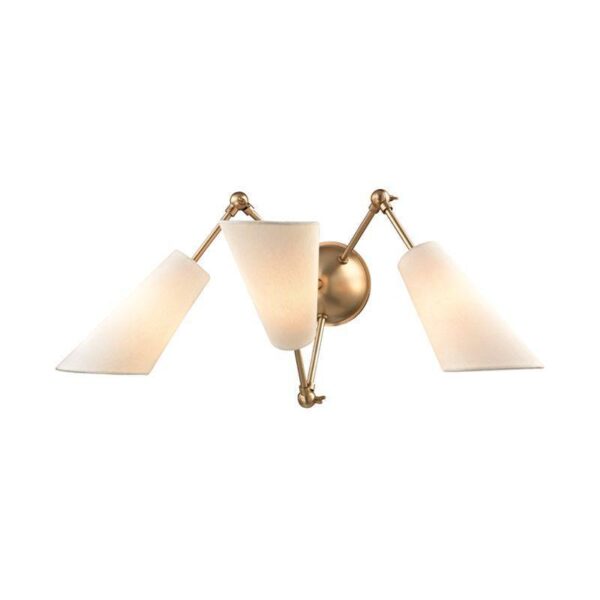 3 LIGHT WALL SCONCE 5300 AGB