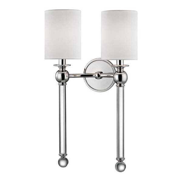 2 LIGHT WALL SCONCE 6032 PN