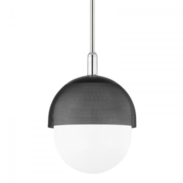 1 LIGHT MEDIUM PENDANT 6114 PN BK