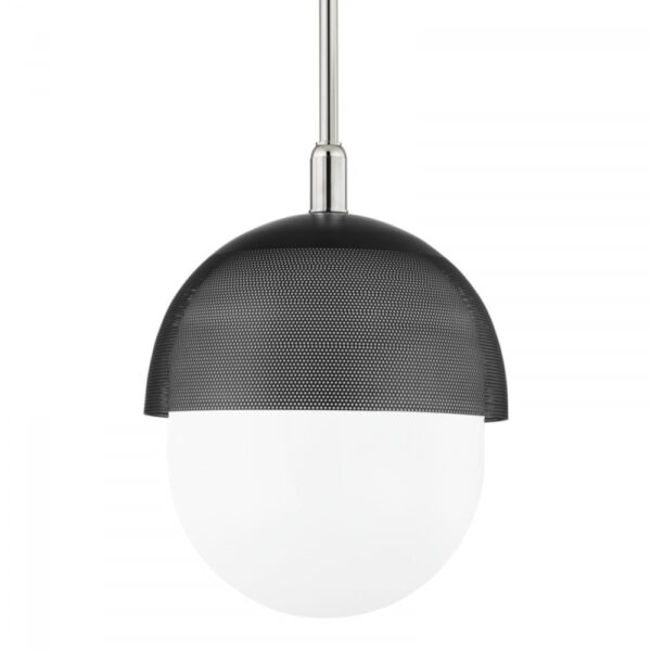 1 LIGHT LARGE PENDANT 6119 PN BK