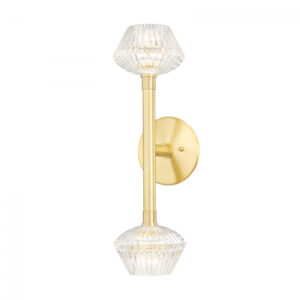 2 LIGHT WALL SCONCE 6142 AGB