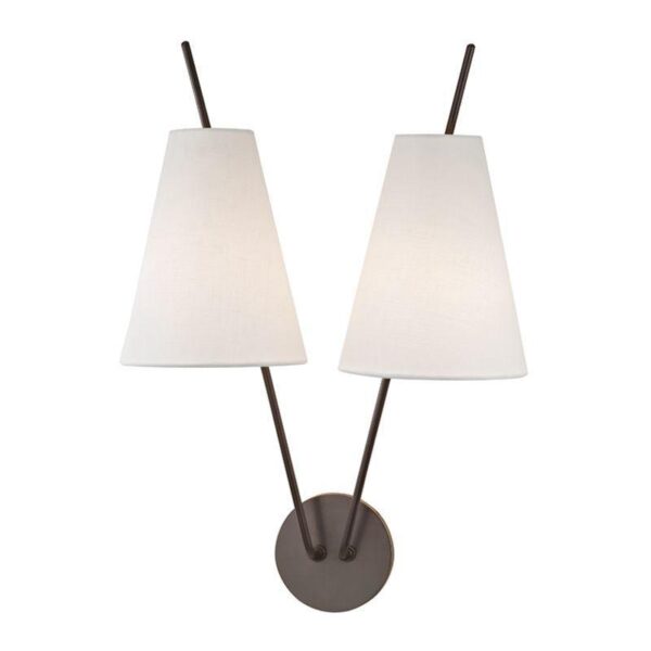 2 LIGHT WALL SCONCE 6322 OB