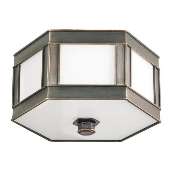 2 LIGHT FLUSH MOUNT 6413 OB