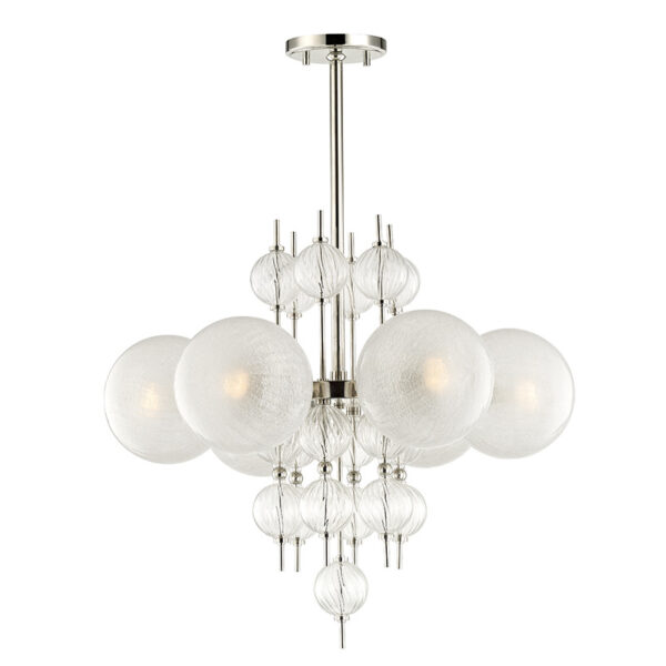 6 LIGHT CHANDELIER 6427 PN