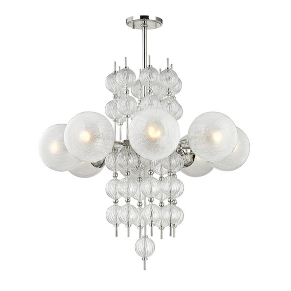 8 LIGHT CHANDELIER 6433 PN