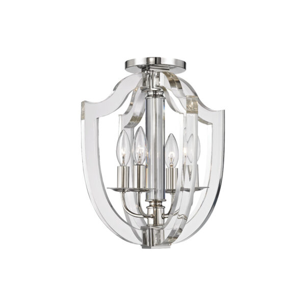 4 LIGHT SEMI FLUSH 6500 PN