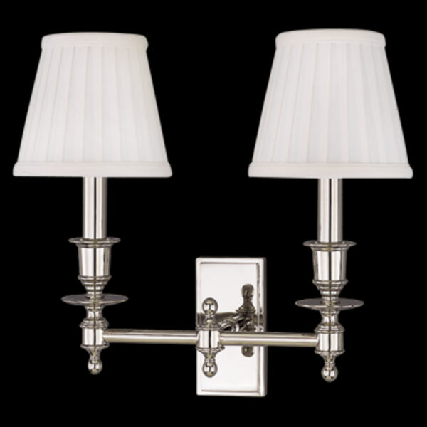 2 LIGHT WALL SCONCE 6802 PB