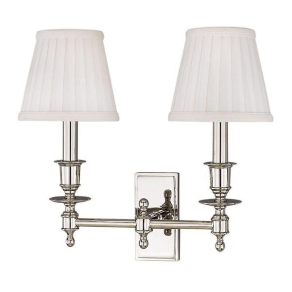 2 LIGHT WALL SCONCE 6802 PN