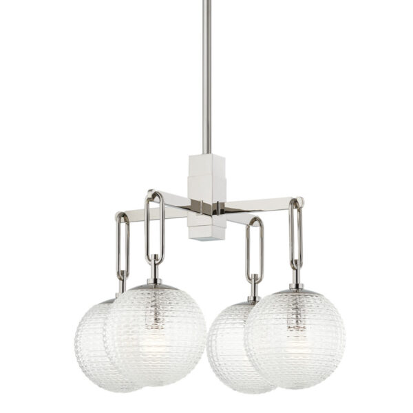 4 LIGHT CHANDELIER 7104 PN