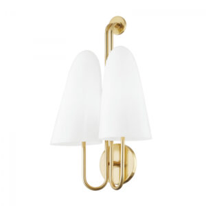 2 LIGHT WALL SCONCE 7172 AGB