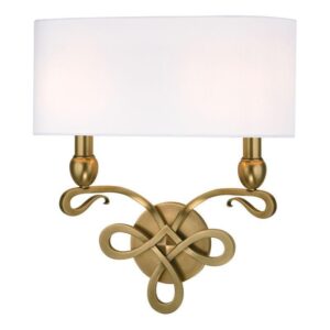 2 LIGHT WALL SCONCE 7212 AGB