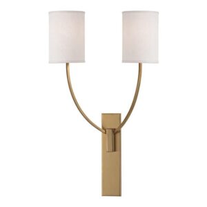 2 LIGHT WALL SCONCE 732 AGB