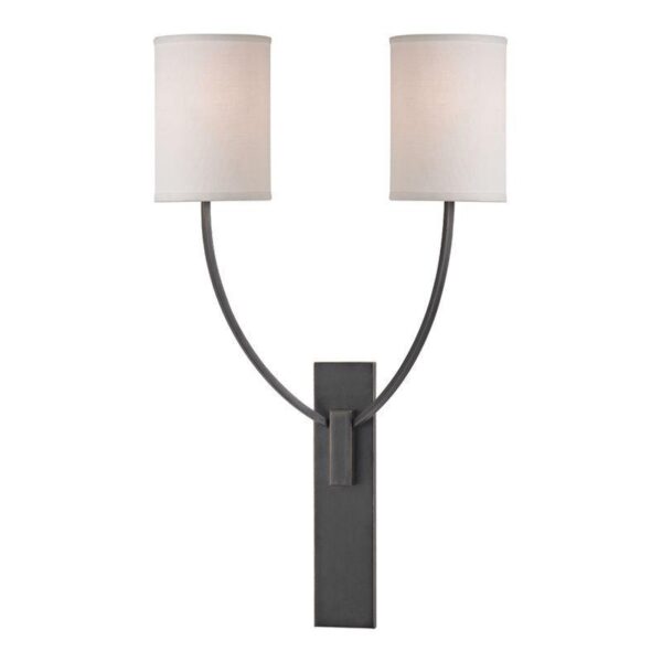 2 LIGHT WALL SCONCE 732 OB