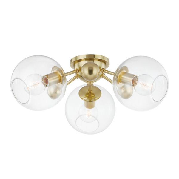 3 LIGHT SEMI FLUSH 8025 AGB