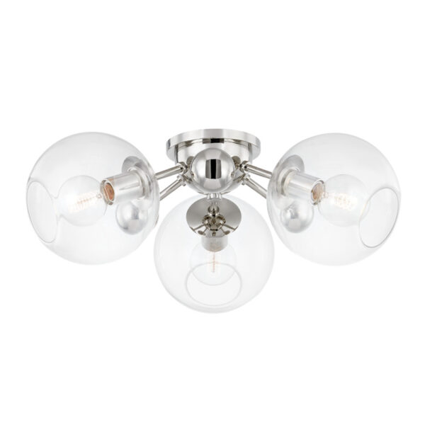 3 LIGHT SEMI FLUSH 8025 PN