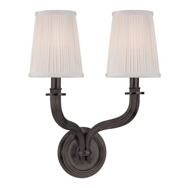 2 LIGHT WALL SCONCE 8112 OB