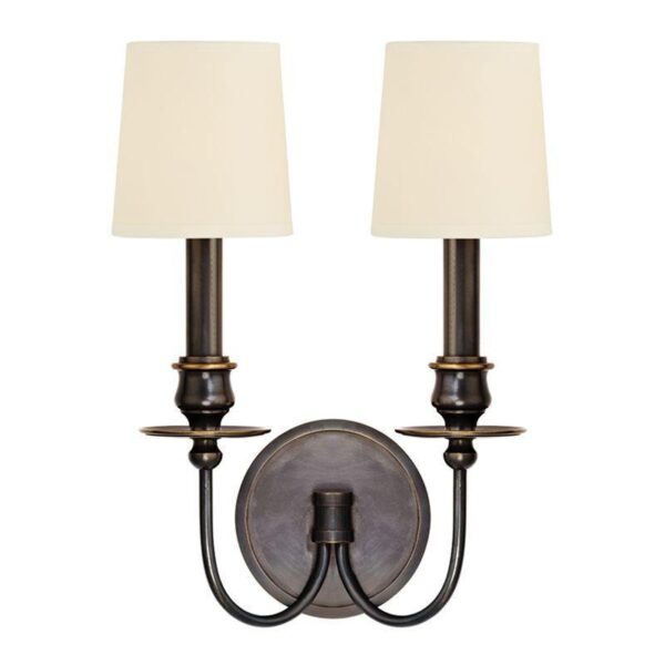 2 LIGHT WALL SCONCE 8212 OB