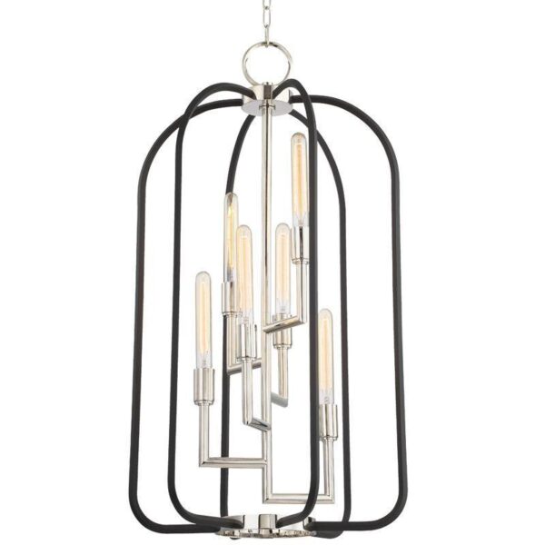 6 LIGHT CHANDELIER 8316 PN