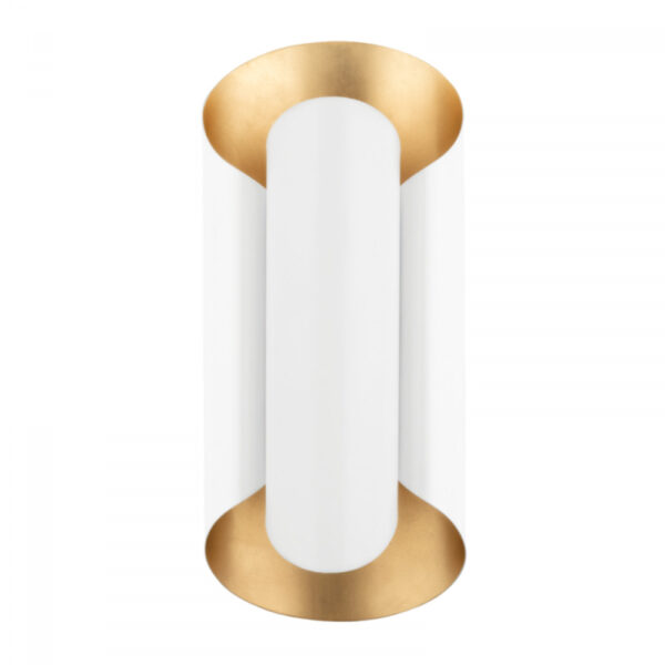 2 LIGHT WALL SCONCE 8500 GL WH