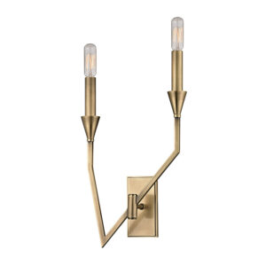 2 LIGHT RIGHT WALL SCONCE 8502R AGB