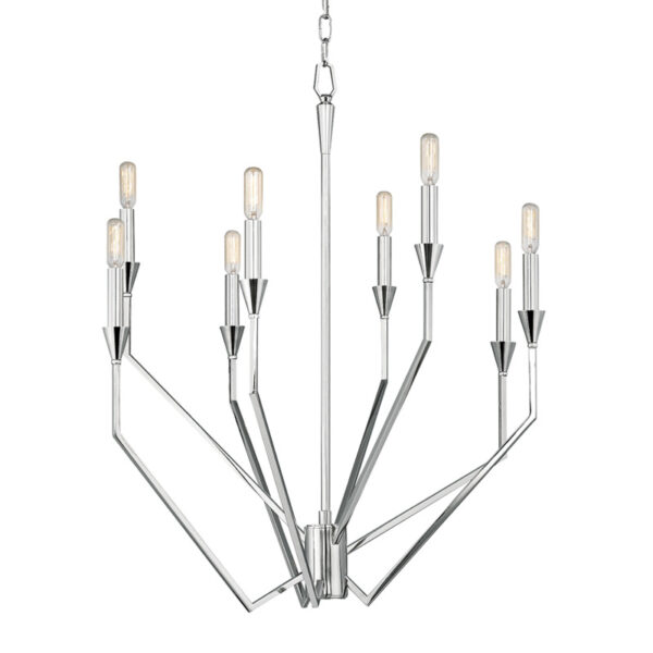 8 LIGHT CHANDELIER 8508 PN