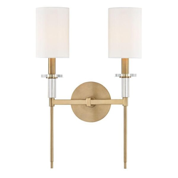 2 LIGHT WALL SCONCE 8512 AGB