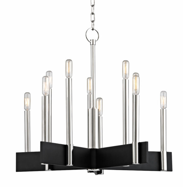 10 LIGHT CHANDELIER 8825 PN